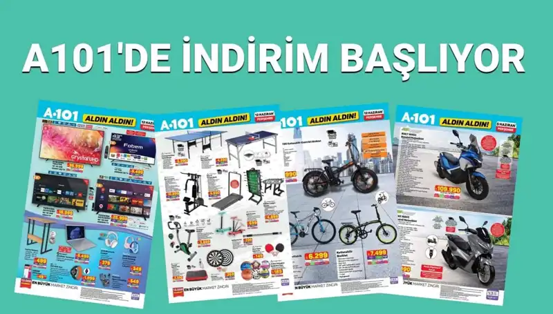 A101 Market, 12 Haziran Kataloğunda Heyecanı Dorukta: Spor, Oyun ve Teknoloji Ürünleri!
