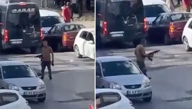 İBB Stadyumu'nun Önünde Korkutan Olay: Pompalı Tüfekle Sokakları Kapattı!