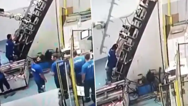 Fabrikada Ürkütücü Kaza: Makine Sırtına Saplandı, Çalışan Hastaneye Kaldırıldı