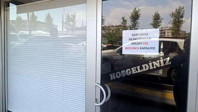 Afrika Sıcakları Esnafı Vurdu: Dükkanlar Yaz Boyu Kapalı