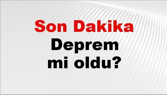 Muğla'da Son Dakika Deprem! Merak Edilen Detaylar Burada!
